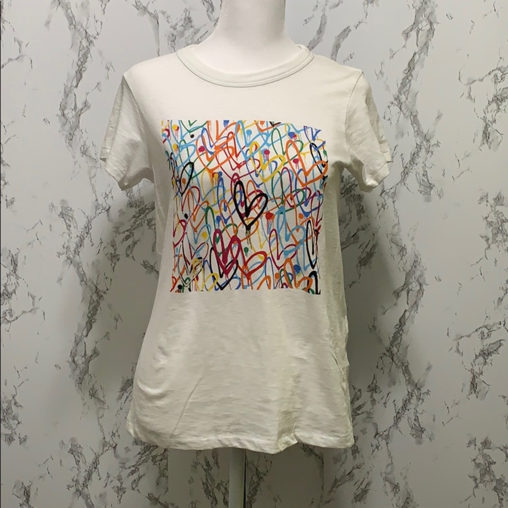 Rag & Bone x James Goldcrown Heart T-Shirt
